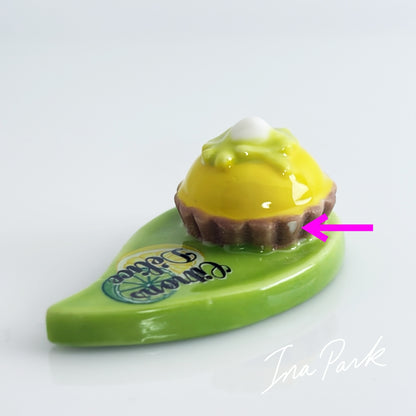 プレートのレモンタルト