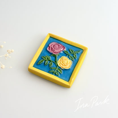 薔薇の絵のフェーブ