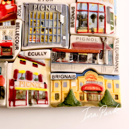 メゾン・ピニョル2014 店舗の外観パズルフェーブ　フルセット９点