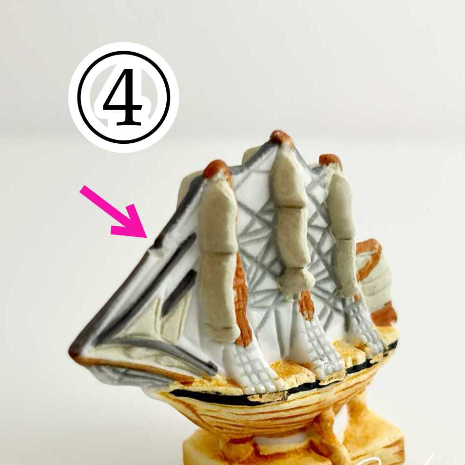 2008 歴史に名を残す帆船の模型