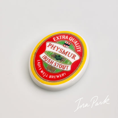 アイリッシュ・スタウト　ビールラベルのフェーブ