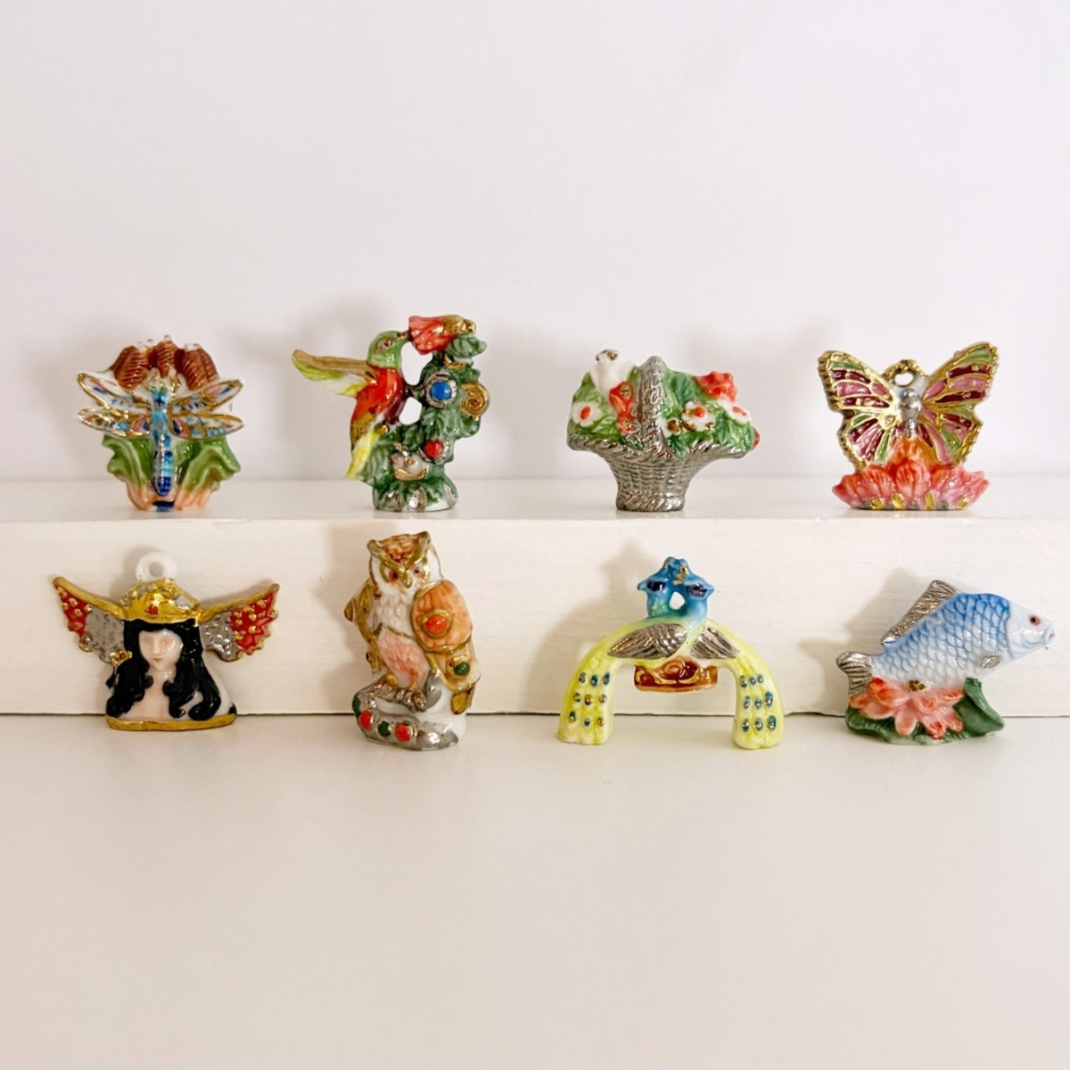 ２匹の孔雀のフェーブ