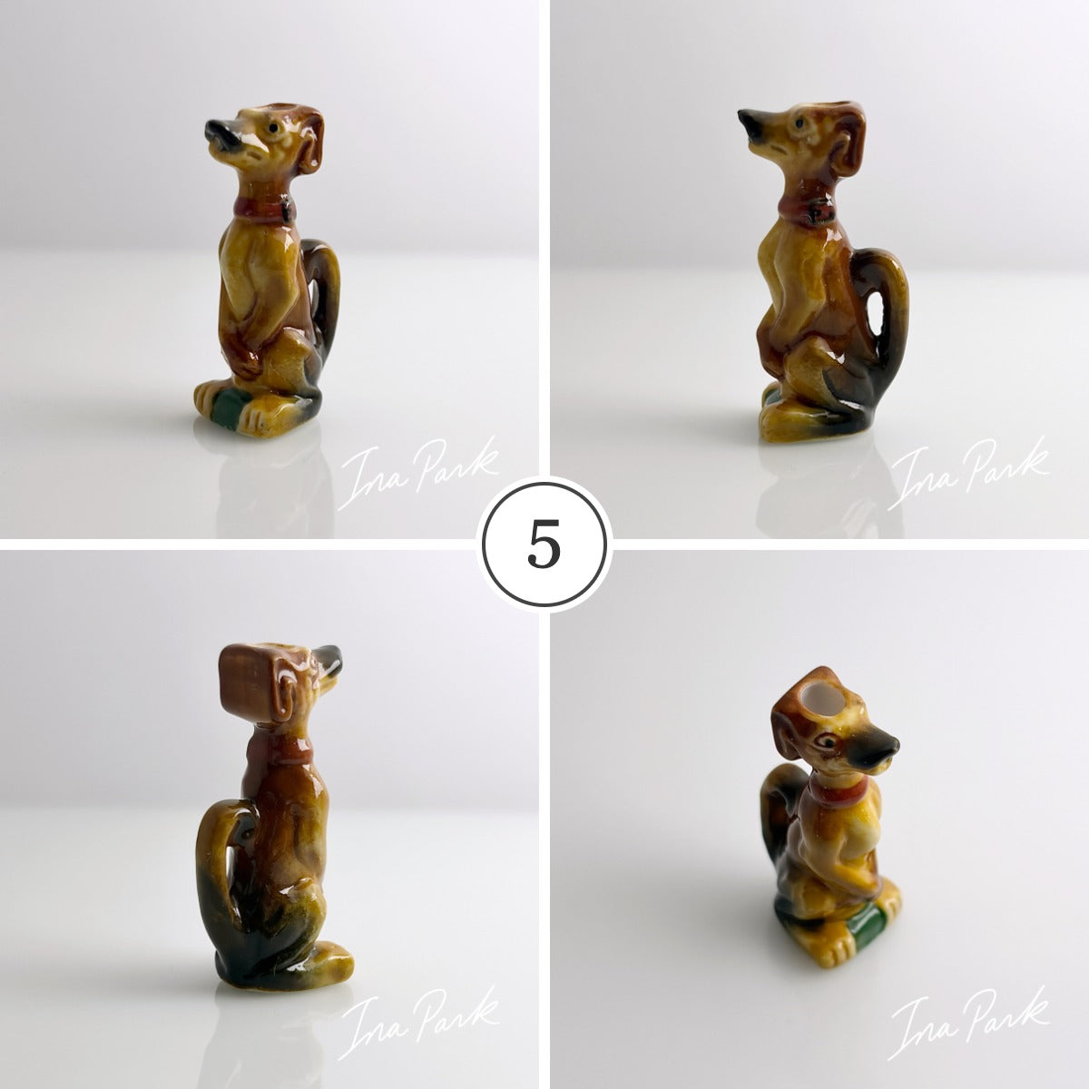 ピシェ・ズーモルフ　動物のアンティークピッチャー